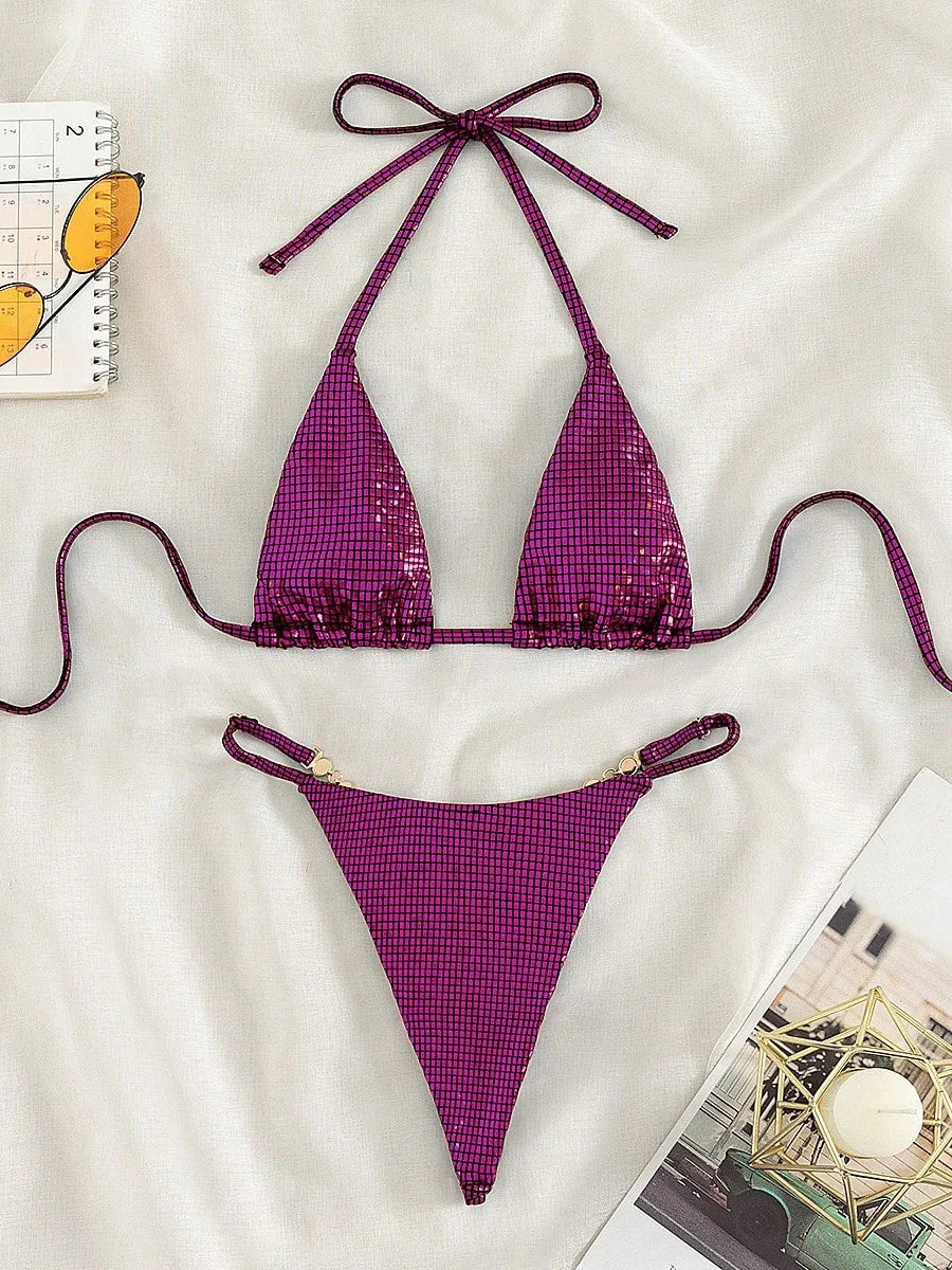 Goddess G-String Bikini Set