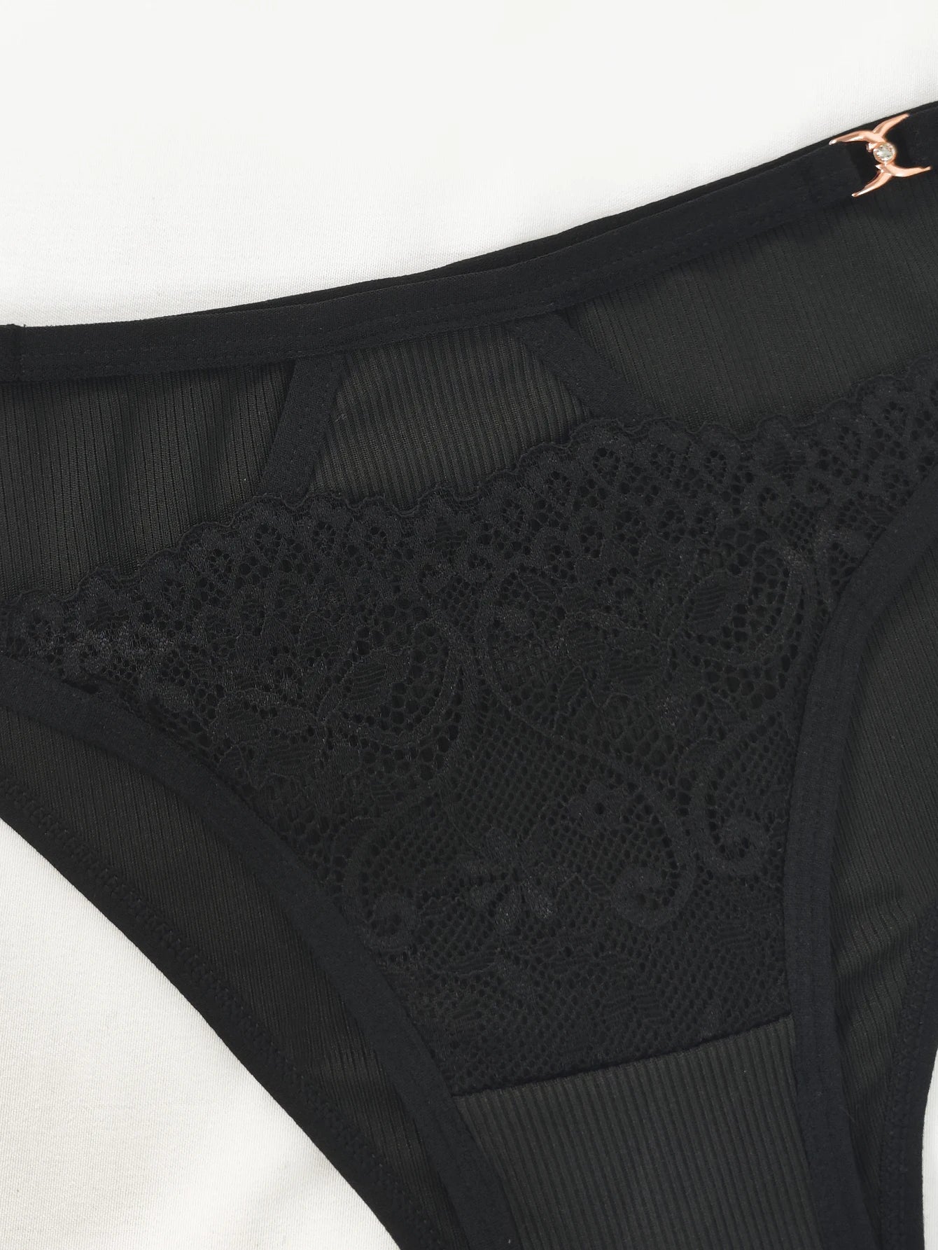 Lustrous Lace Thong