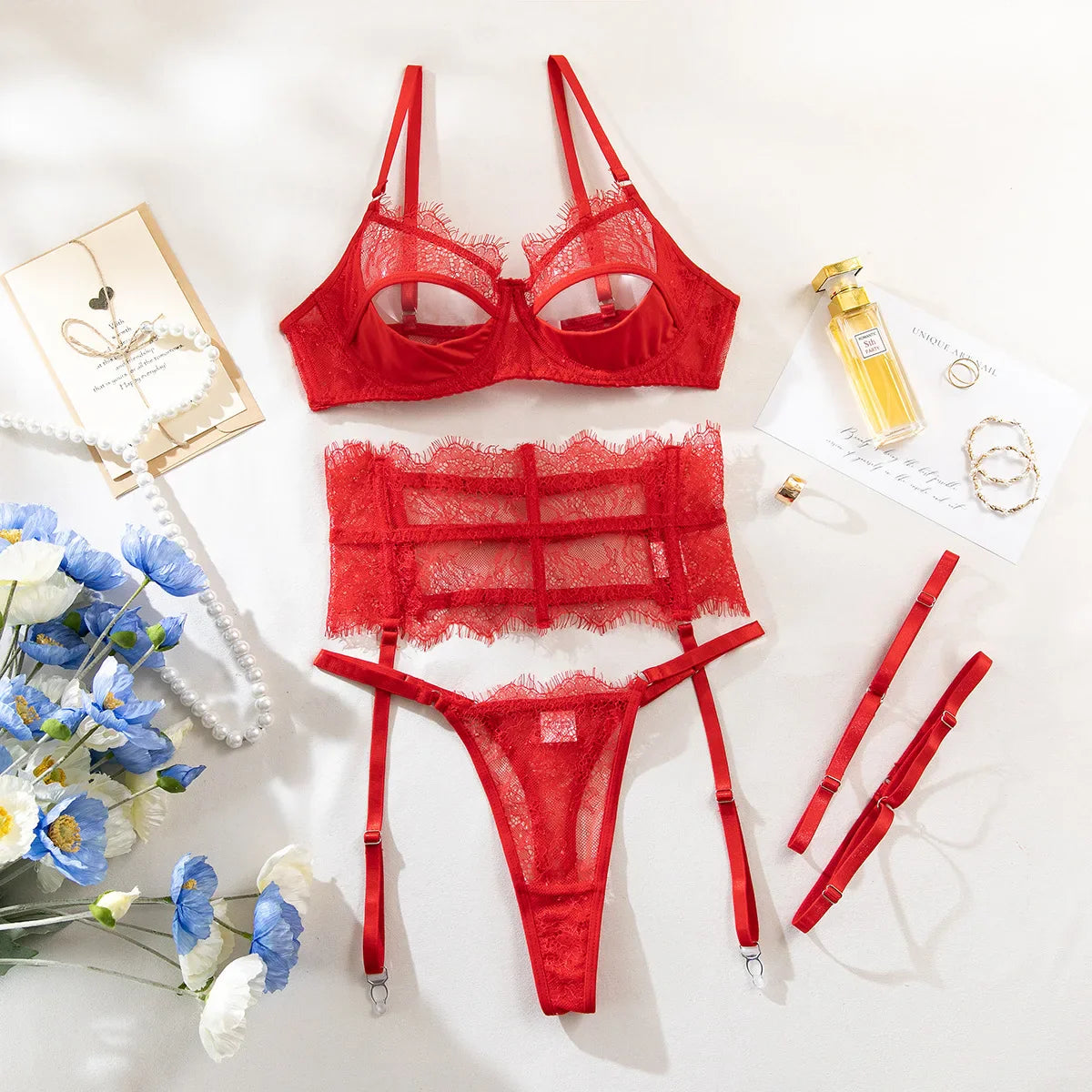 Velvet Seduction Lingerie Set