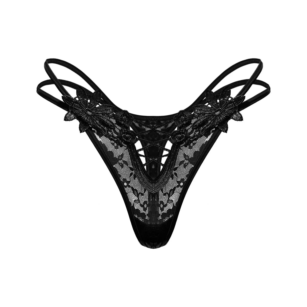 Floral Lace Laced Thong (Pack of 3)