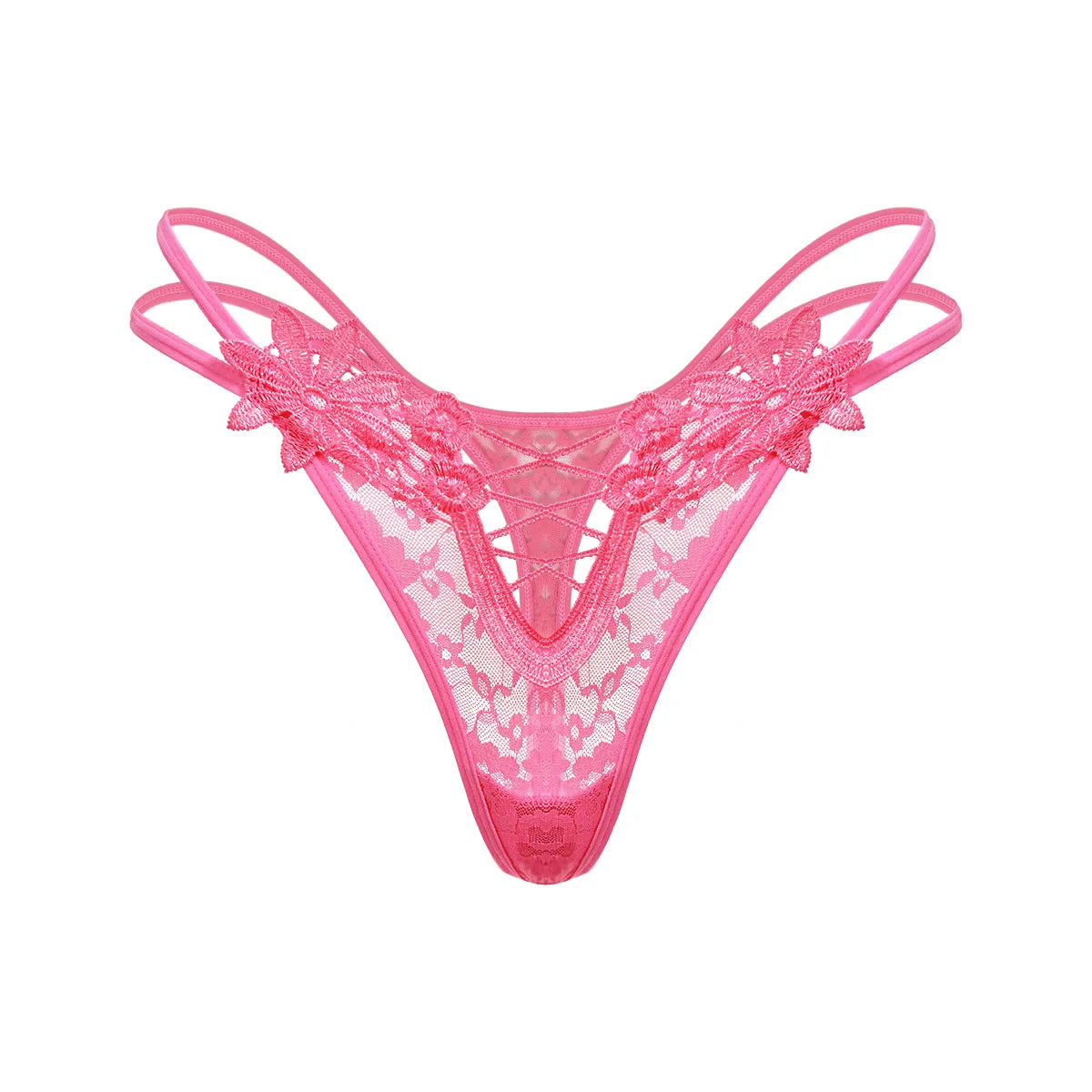 Floral Lace Laced Thong (Pack of 3)