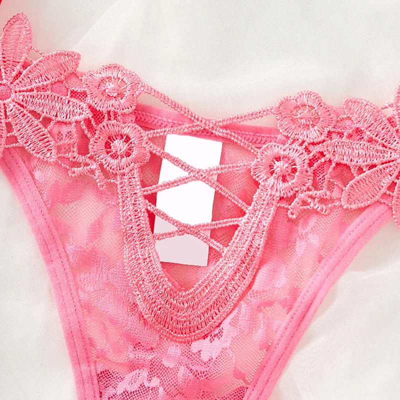 Floral Lace Laced Thong (Pack of 3)