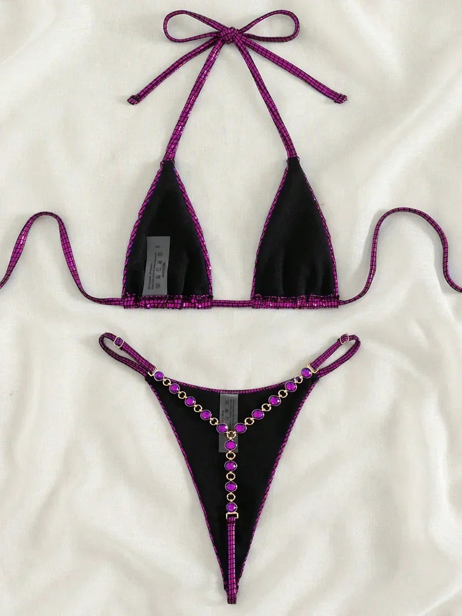 Goddess G-String Bikini Set