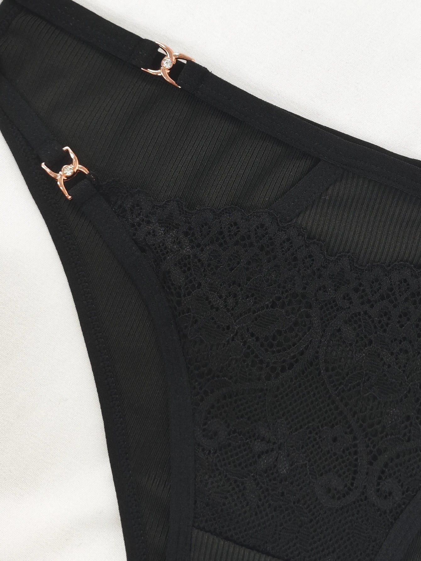 Lustrous Lace Thong