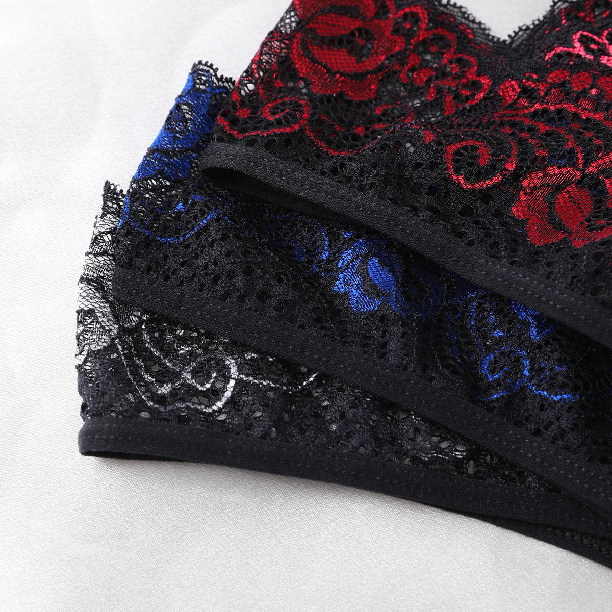 Crotchless Lace Thong