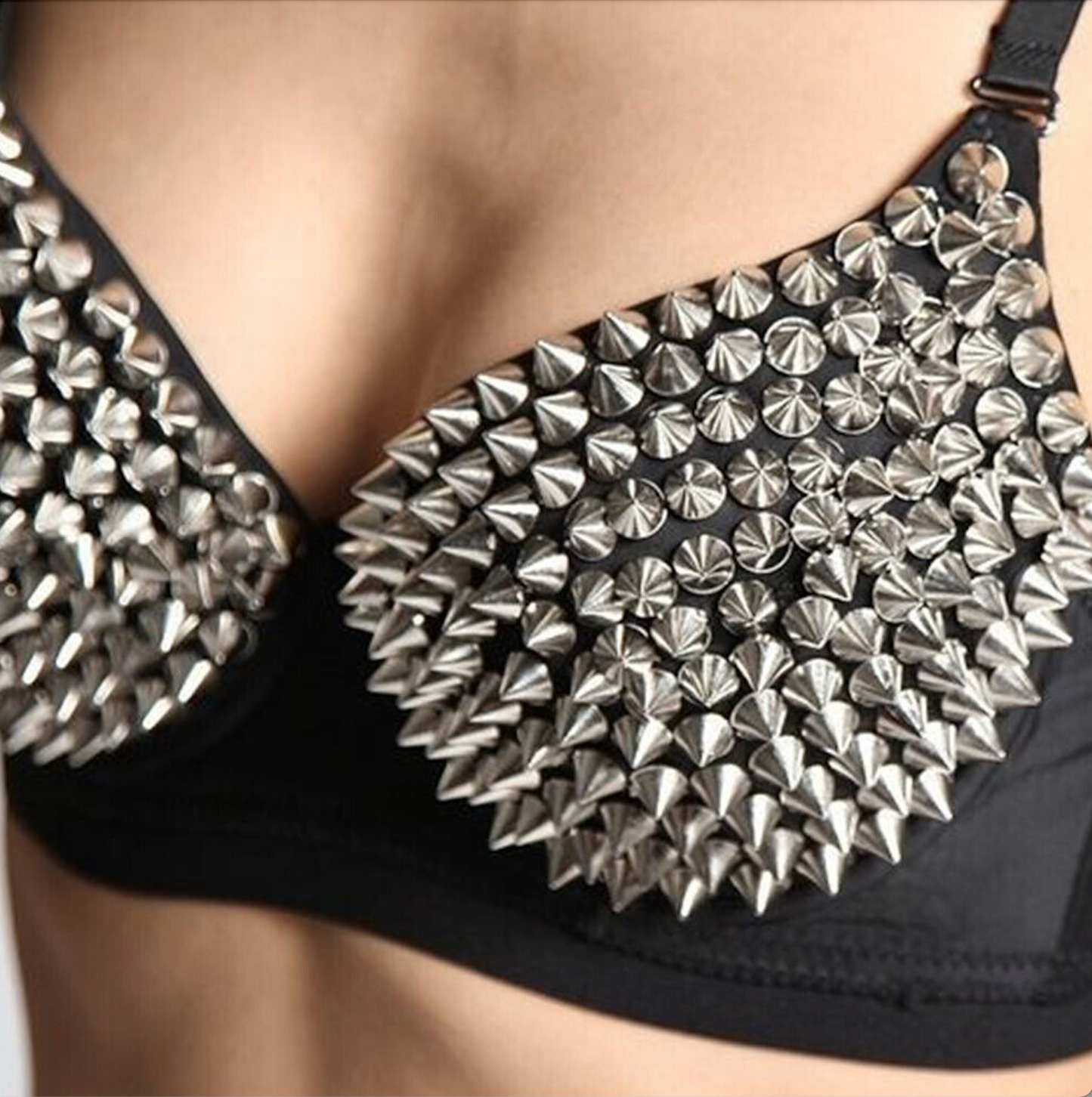 Black Moon Spiked Bra