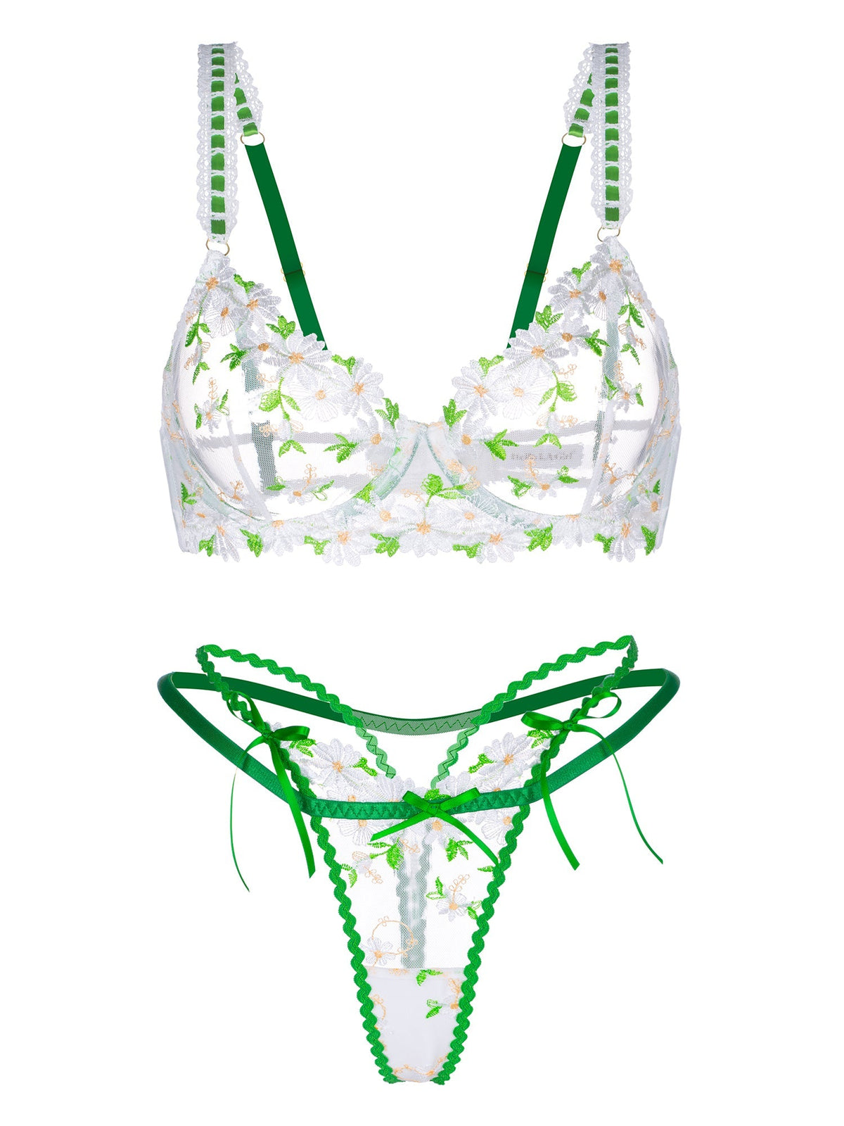 Lovely Daisy  Lace Lingerie Set — view 17 | Lavah Pleasure