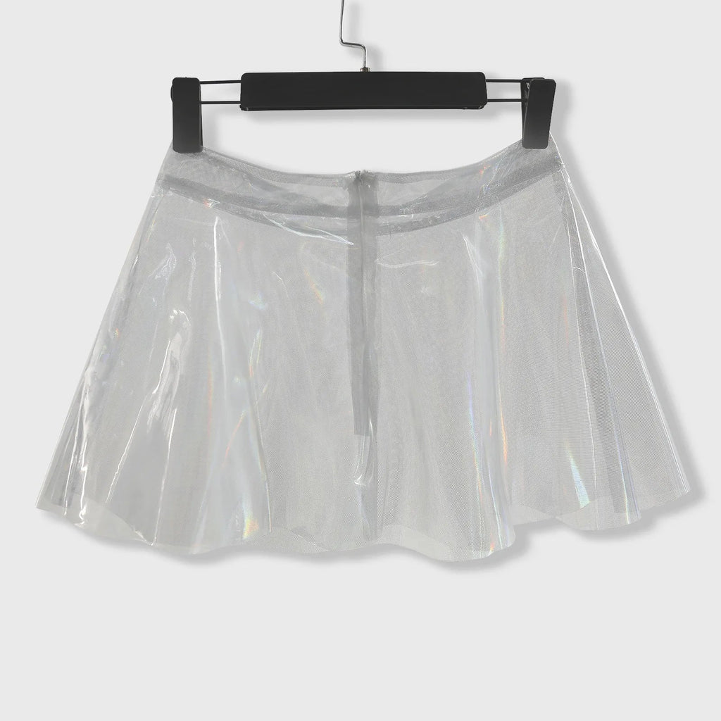 Nova Holographic Mini Skirt