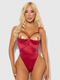 Iryna Silky Micro & Rope Crotchless Teddy — Bodysuit | Lavah Pleasure