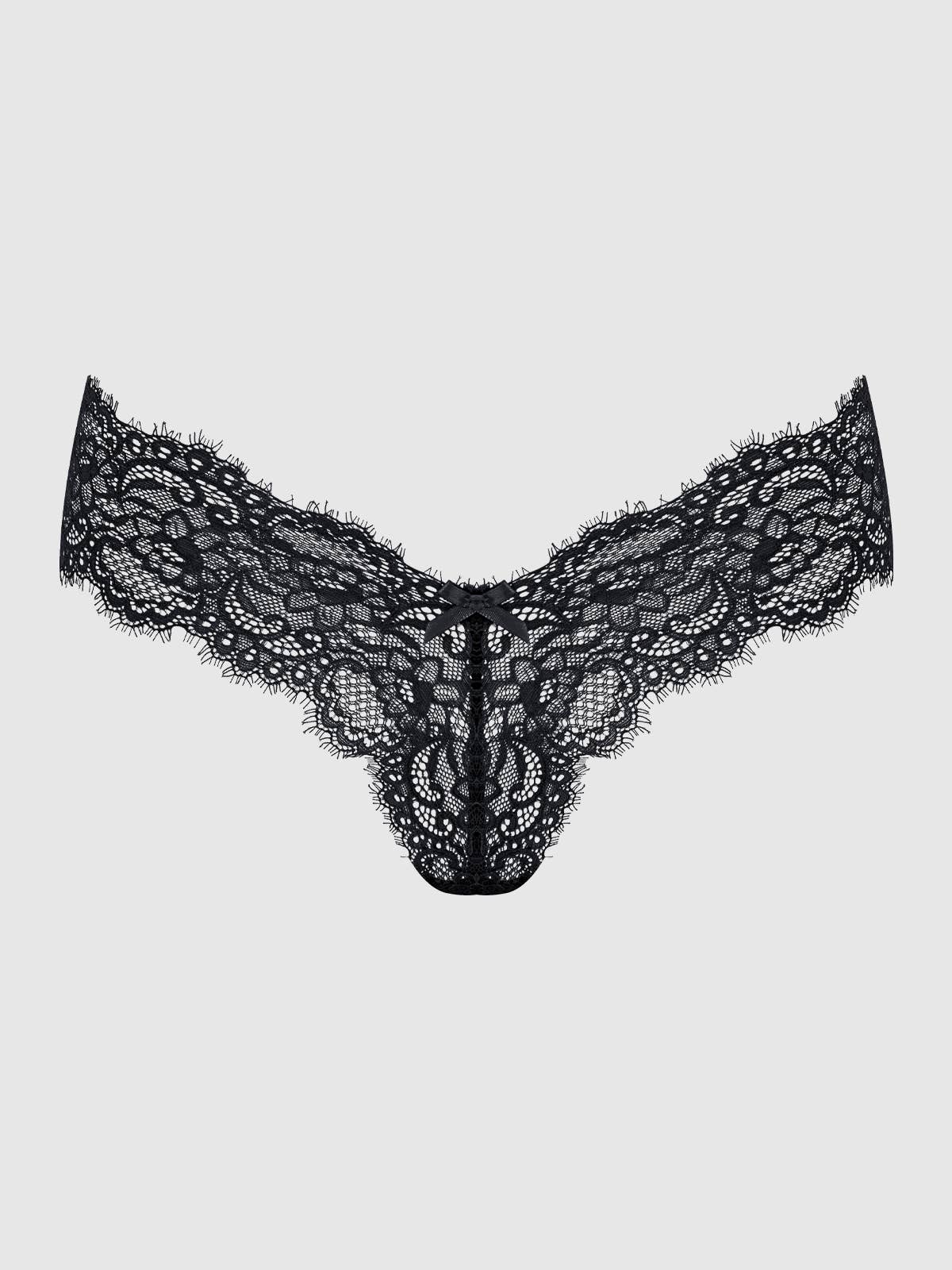 Lava Lace V-Cut Thong — view 17 | Lavah Pleasure