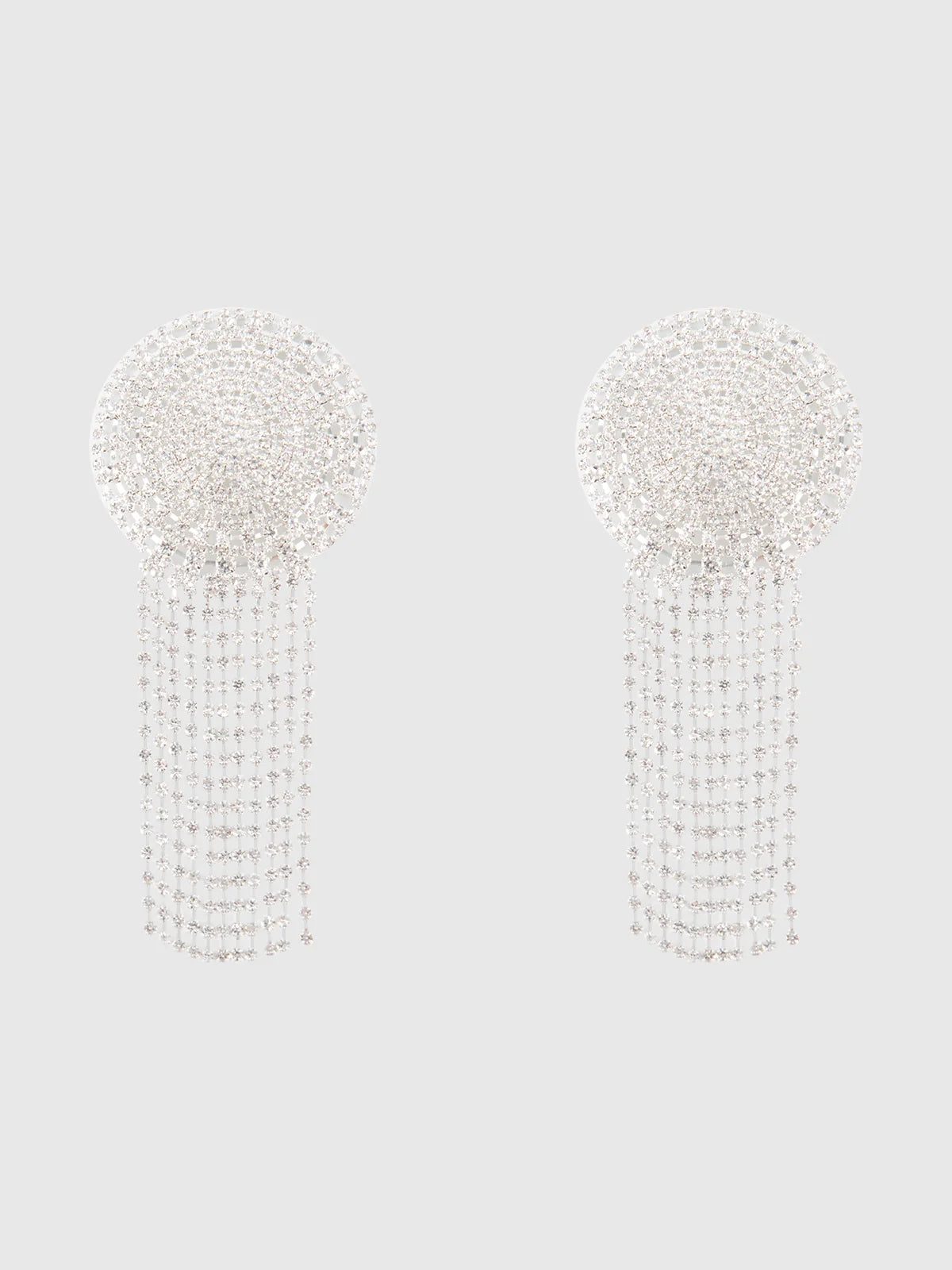 Intricate Rhinestone Fringe Pasties — view 2 | Lavah Pleasure