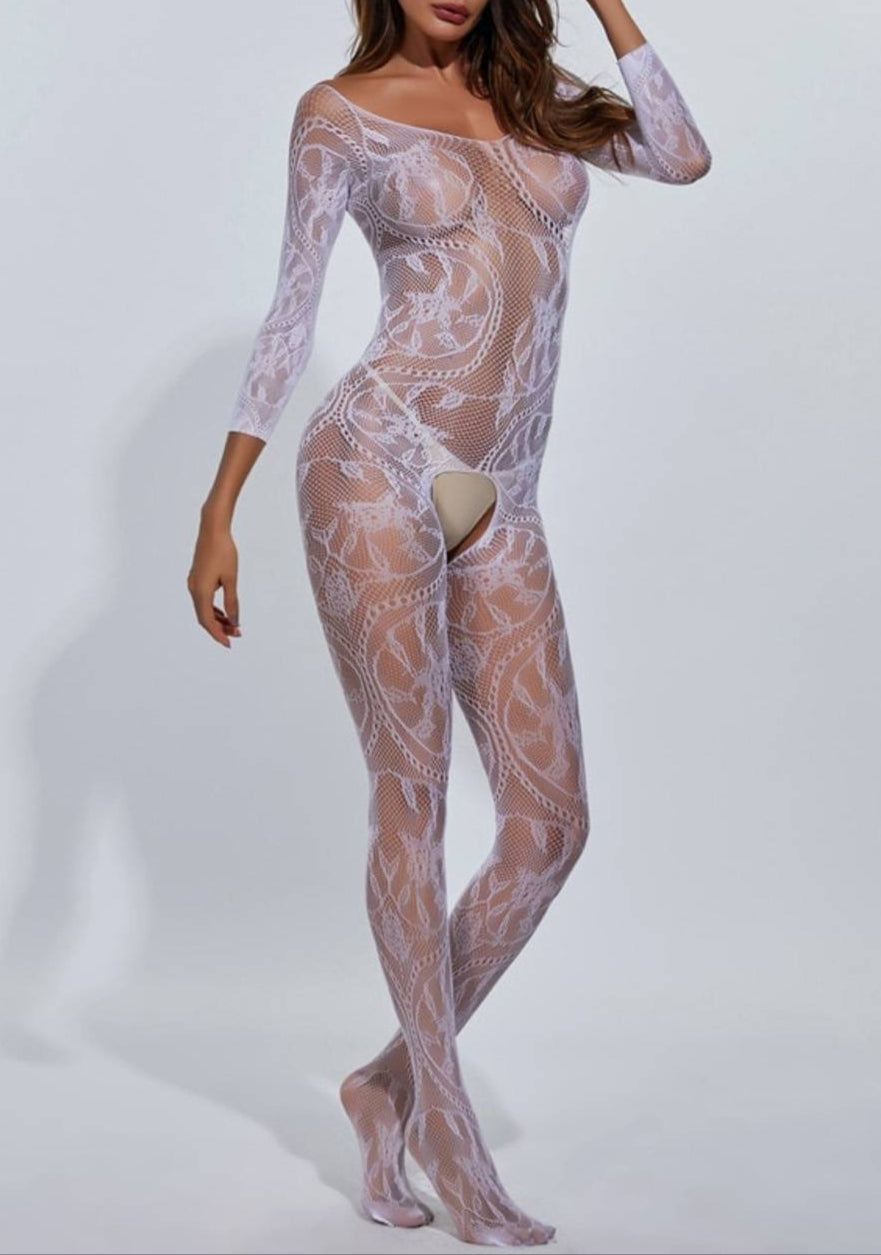 Amelia Crotchless Bodystocking — view 2 | Lavah Pleasure