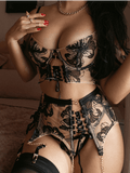 Black&Nude Ribbon Sculpting Body Lingerie Set — Lingerie Set | Lavah Pleasure