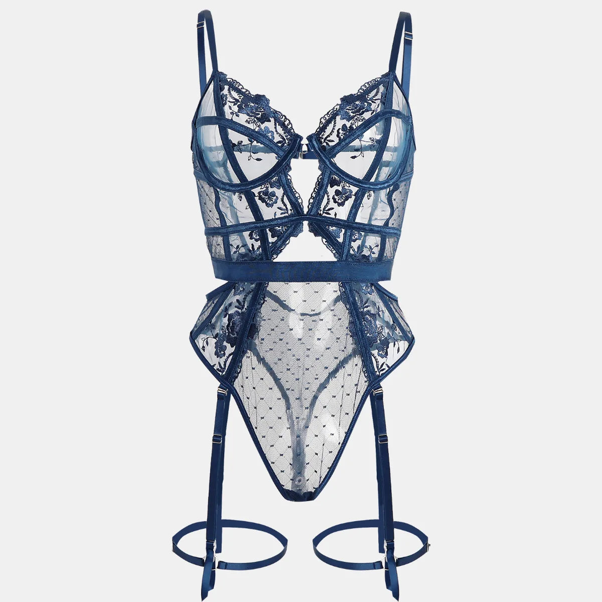 Odette Lace Garter Bodysuit