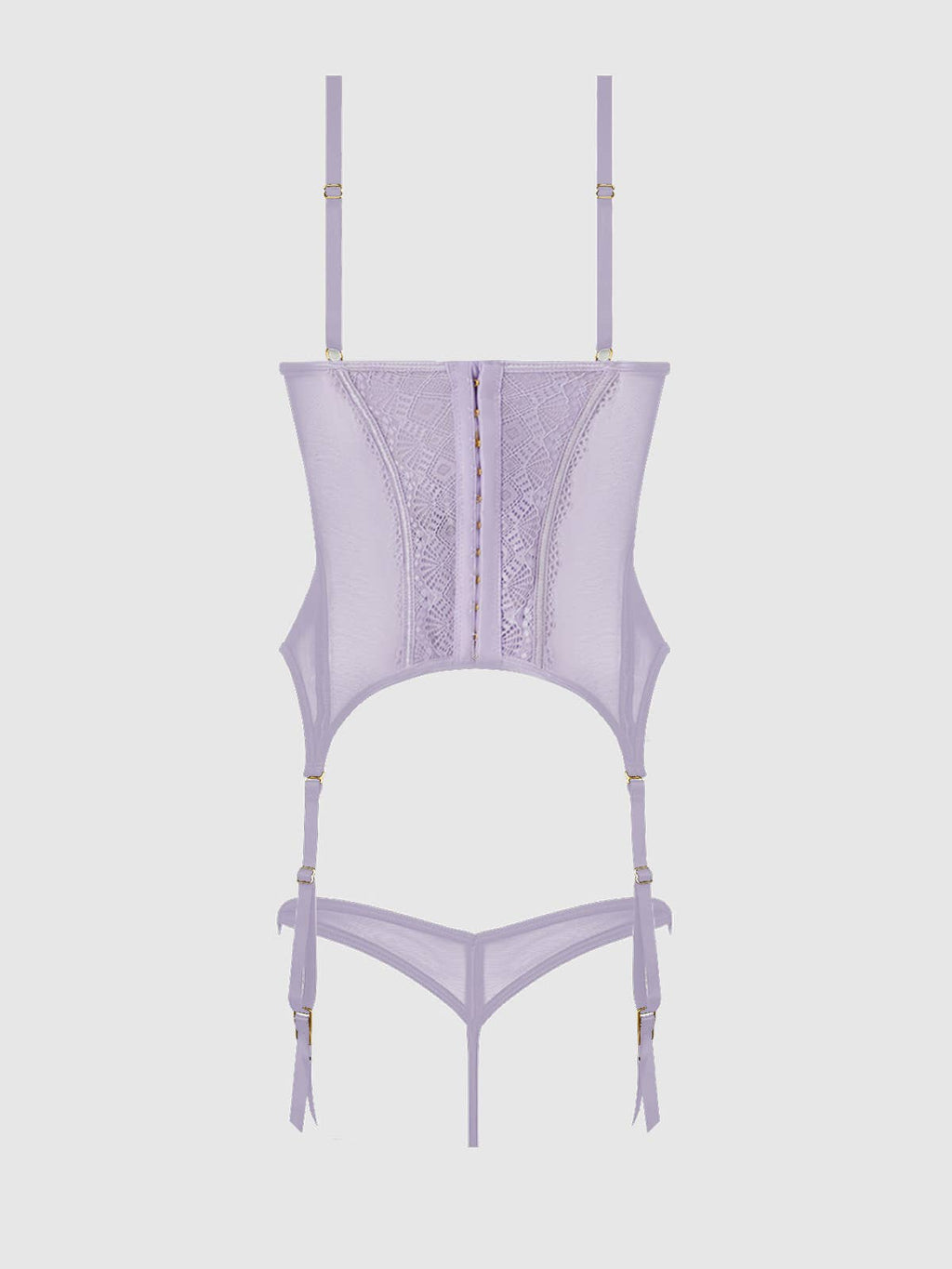 Vivienne Lace Corset & G-String Set