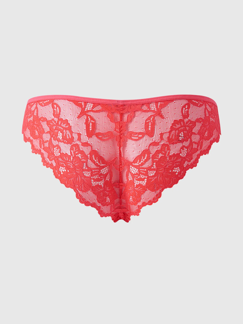 Bella Lace Up Front Lace Tanga — view 5 | Lavah Pleasure