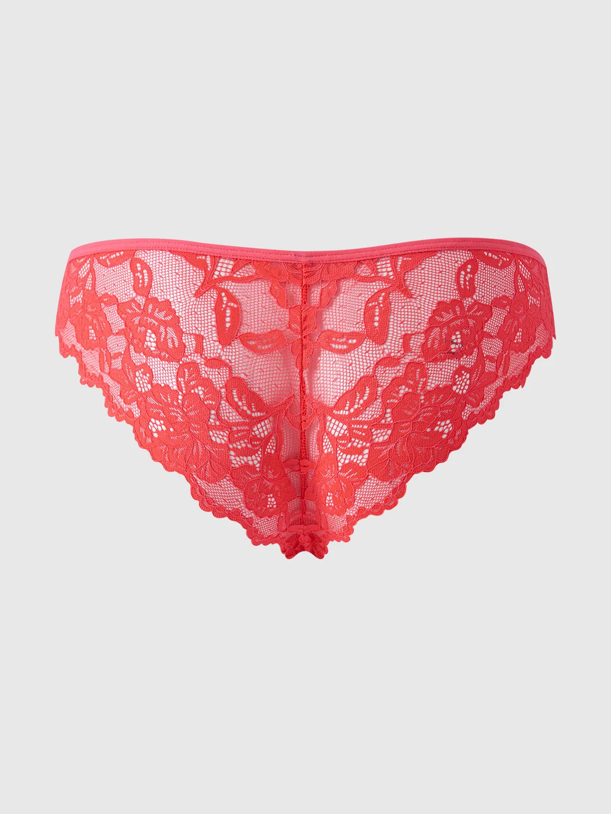 Bella Lace Up Front Lace Tanga — view 5 | Lavah Pleasure