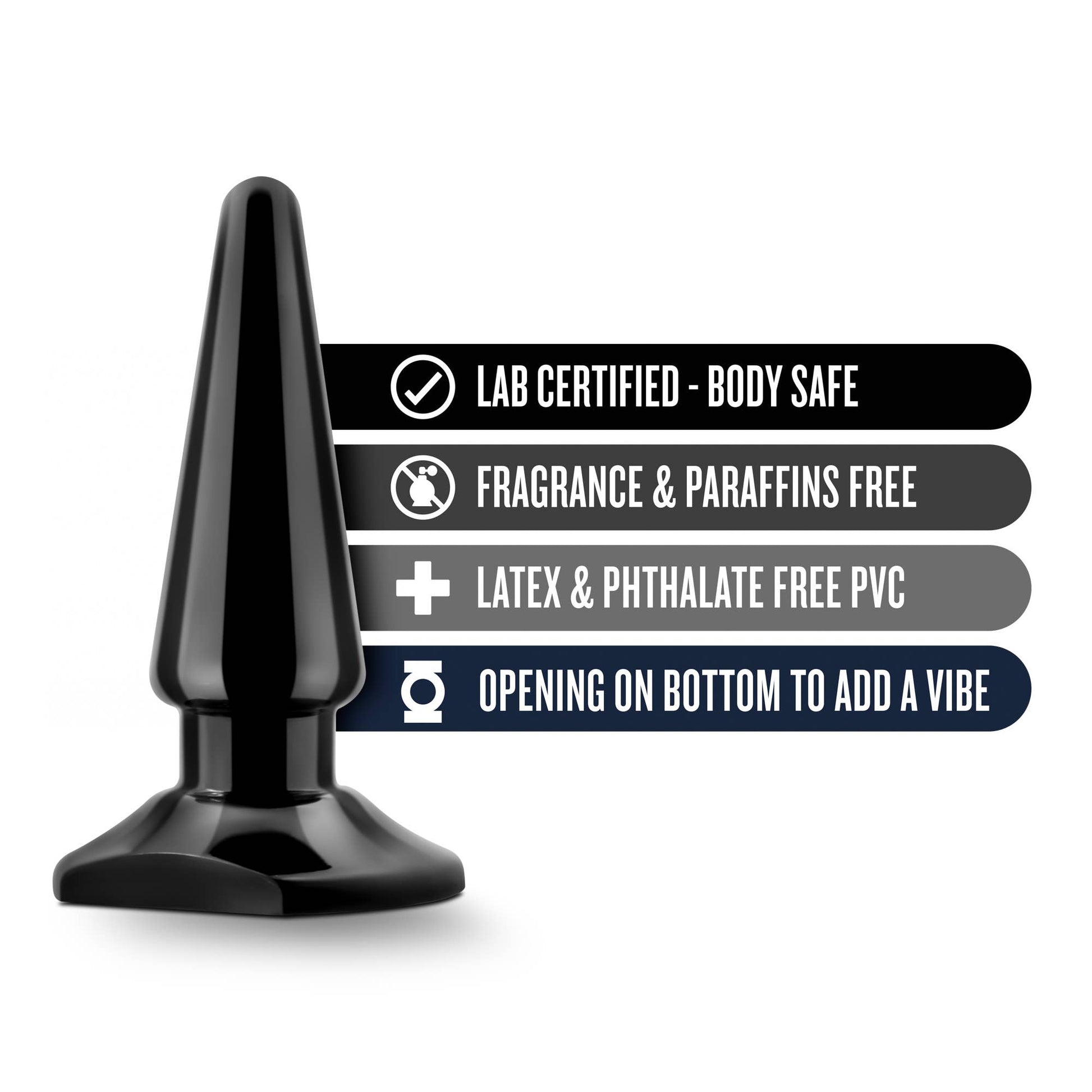 Anal Adventures - Easy Plug - Black