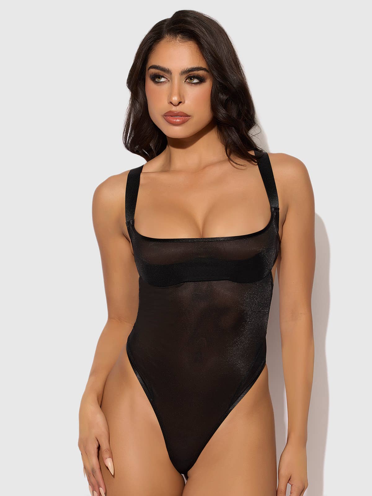Yvone Shimmer Mesh Bodysuit — Bodysuit | Lavah Pleasure