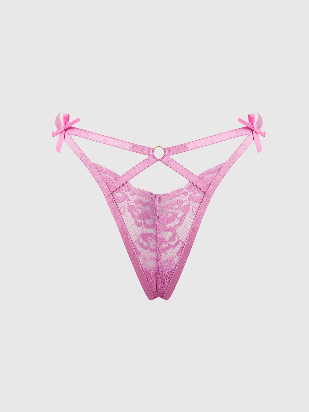 Natasha Lace Strappy G-String — view 7 | Lavah Pleasure