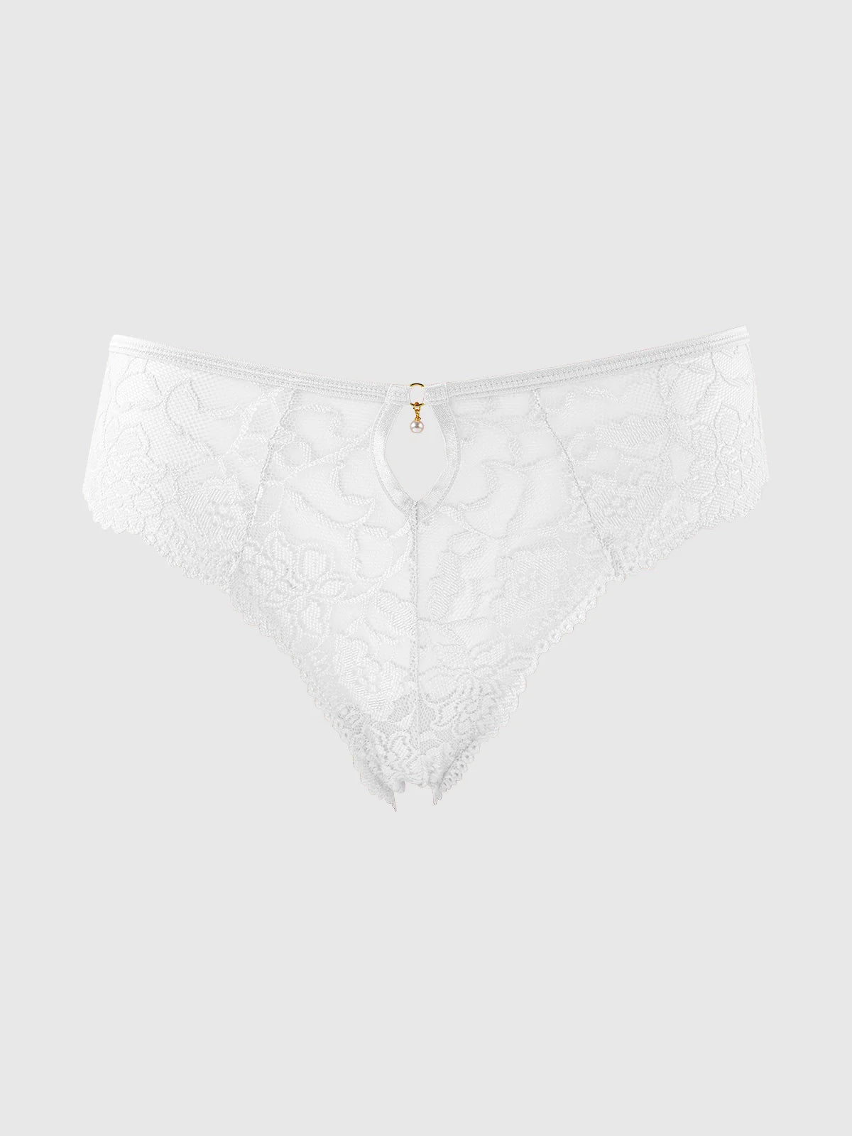 Gigi Stretch Lace Keyhole Tanga — view 4 | Lavah Pleasure