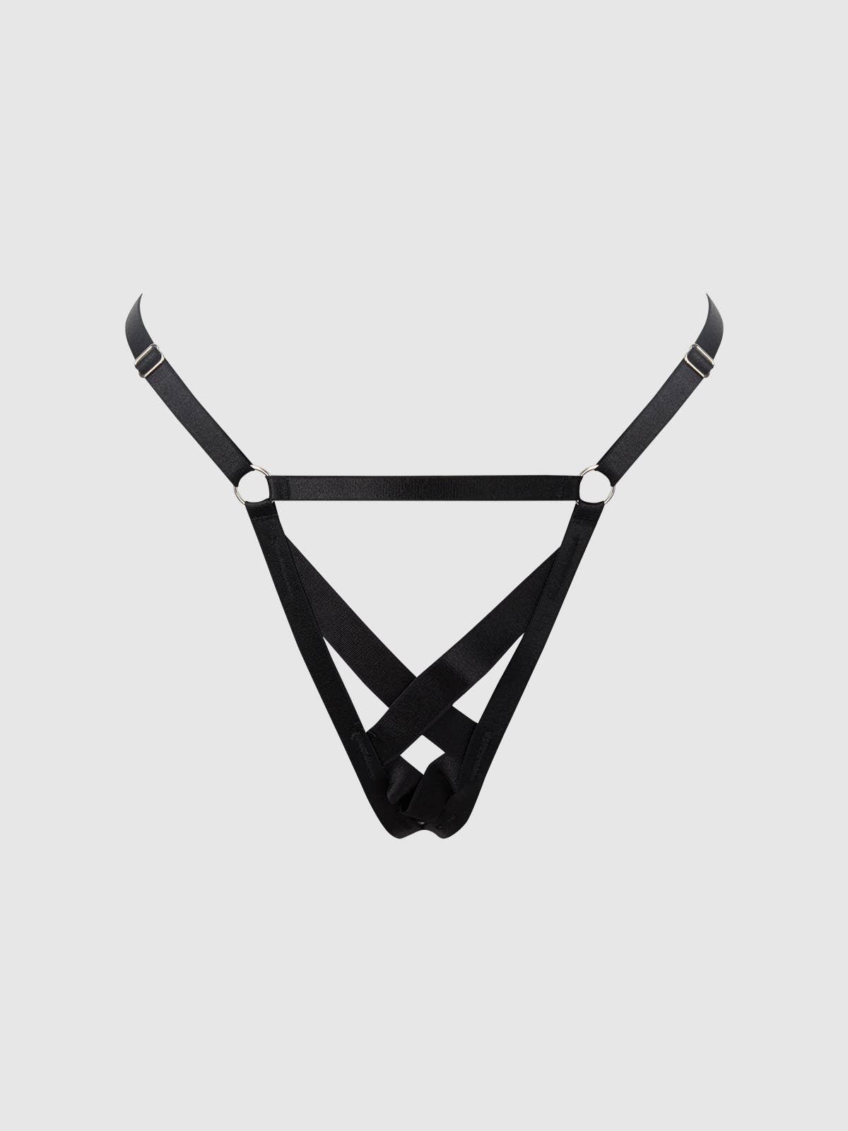 Devon Elastic Strappy X Front G-String