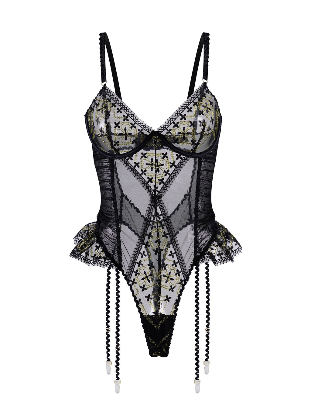 Anastasia Midnight Gold Bodysuit