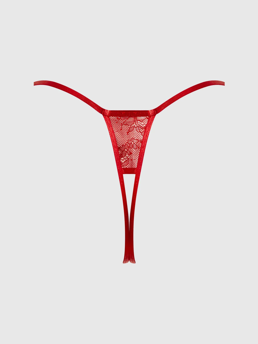 Kiki Lace Crotchless & Side Slider Thong