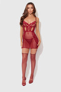 Dezi Lace & Chain Chemise Set — Chemise | Lavah Pleasure