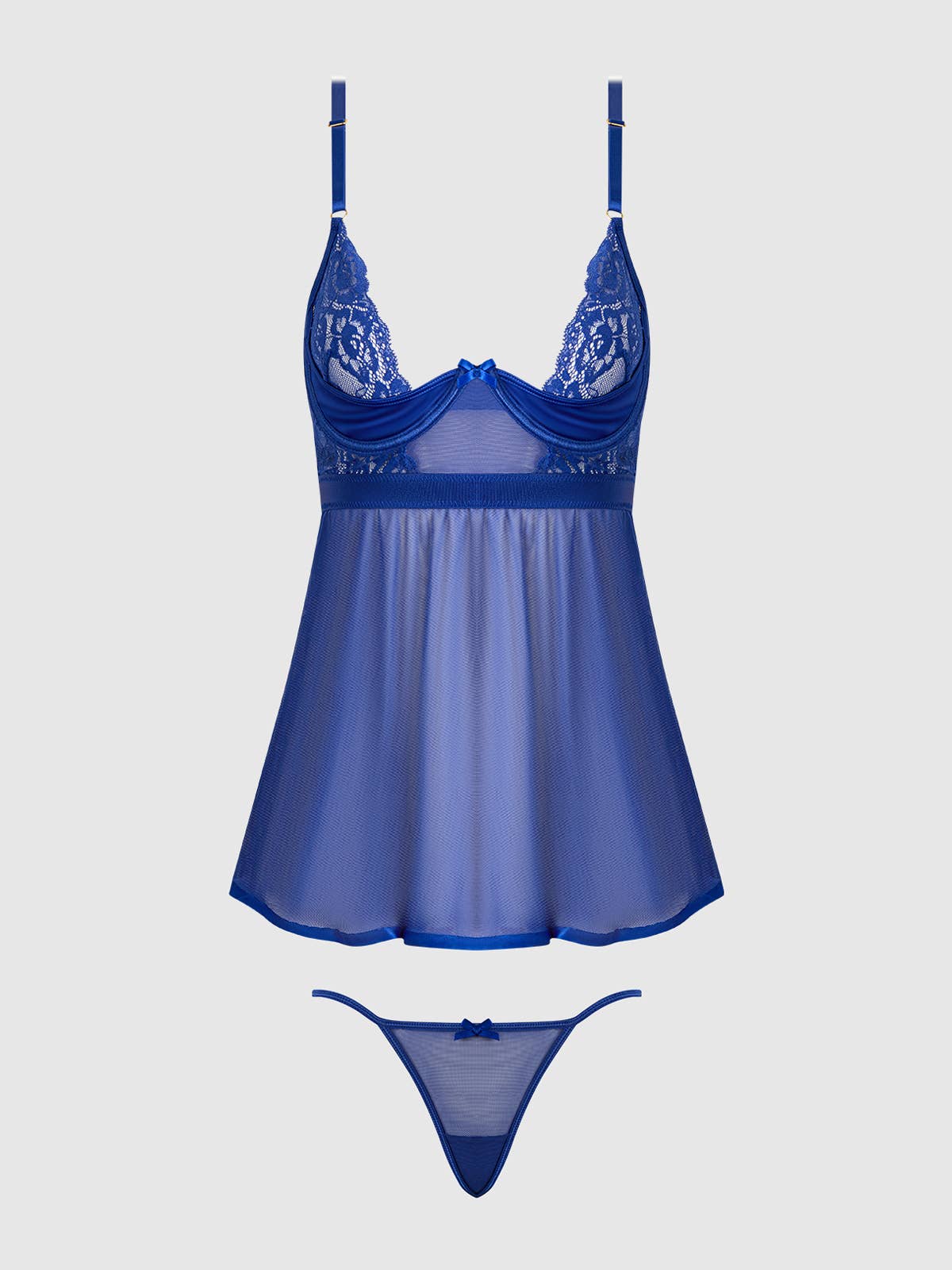 Natasha Lace & Micro Babydoll & G-String Set — view 19 | Lavah Pleasure