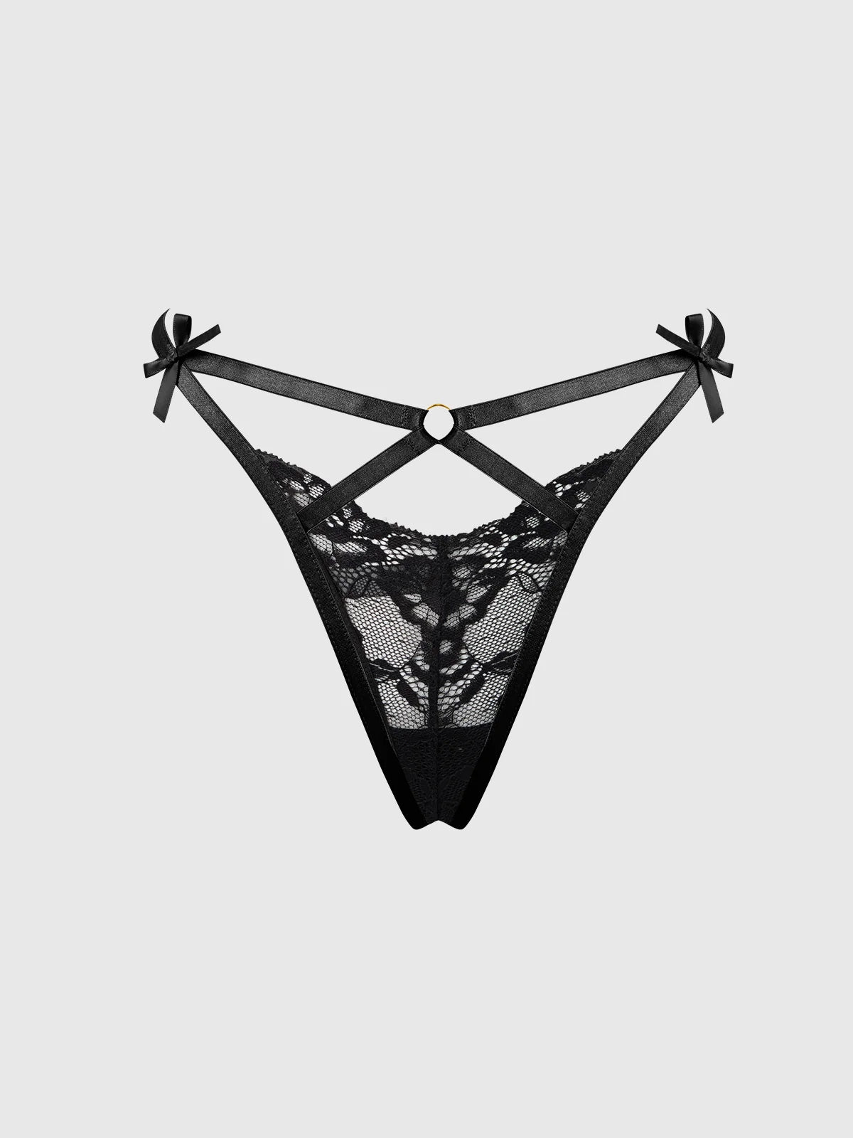 Natasha Lace Strappy G-String — view 5 | Lavah Pleasure