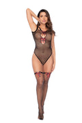 Plaid Fishnet Bodysuit — Bodysuit | Lavah Pleasure