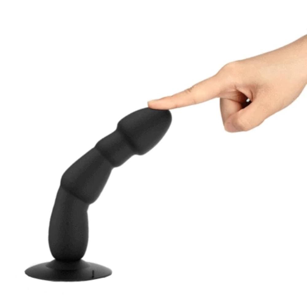 10-Speed Remote Controlled Vibrating Butt Plug Extra Large Toy For Men Silicone 7.8" Long