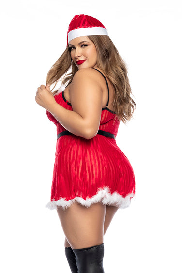 Mrs Claus Costume Plus — view 2 | Lavah Pleasure