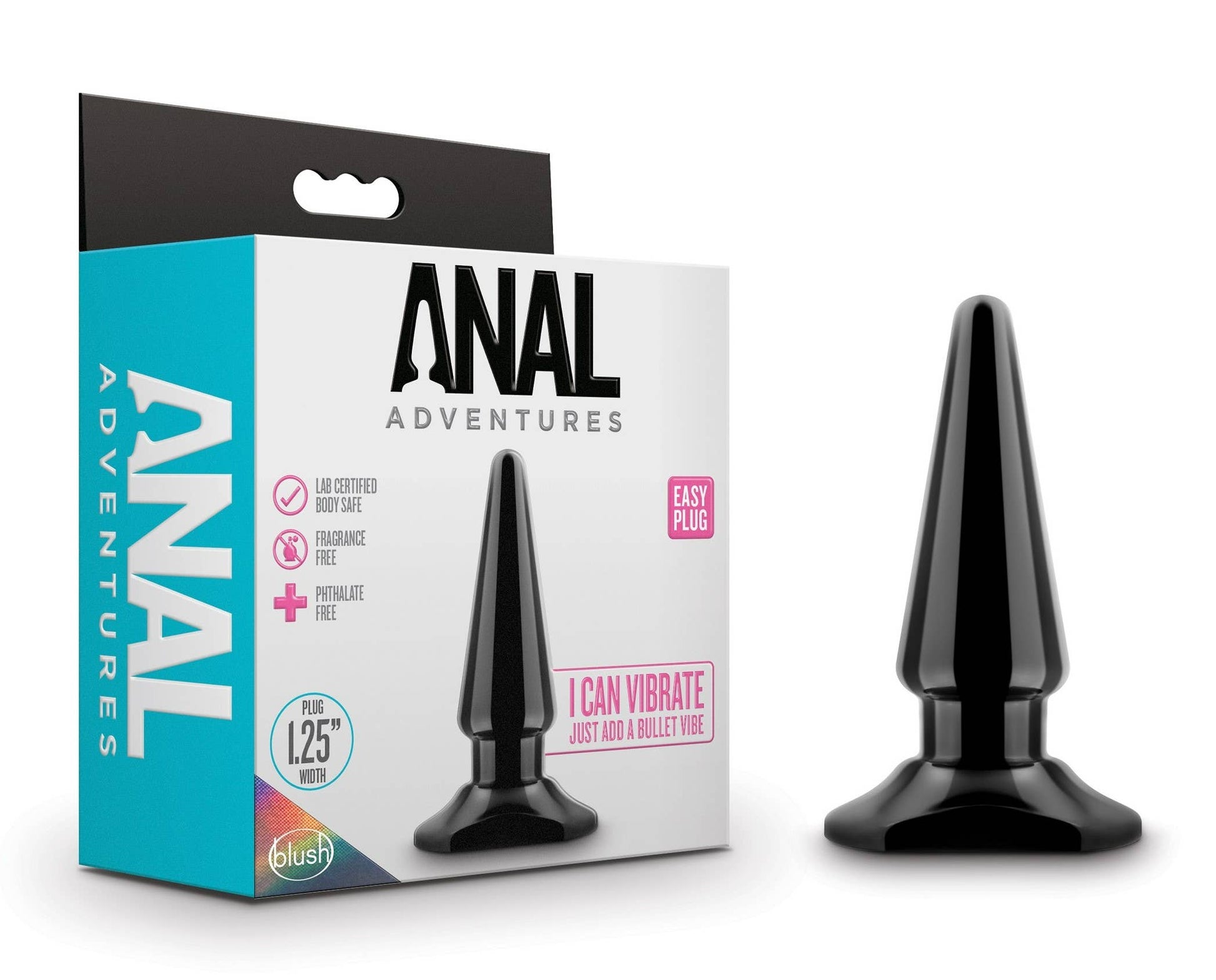 Anal Adventures - Easy Plug - Black