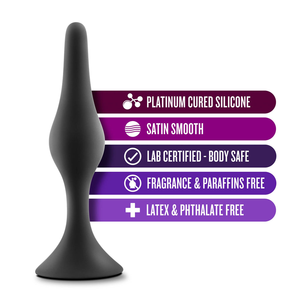 Luxe - Beginner Plug Small - 3.25" Puria Silicone Anal Toy