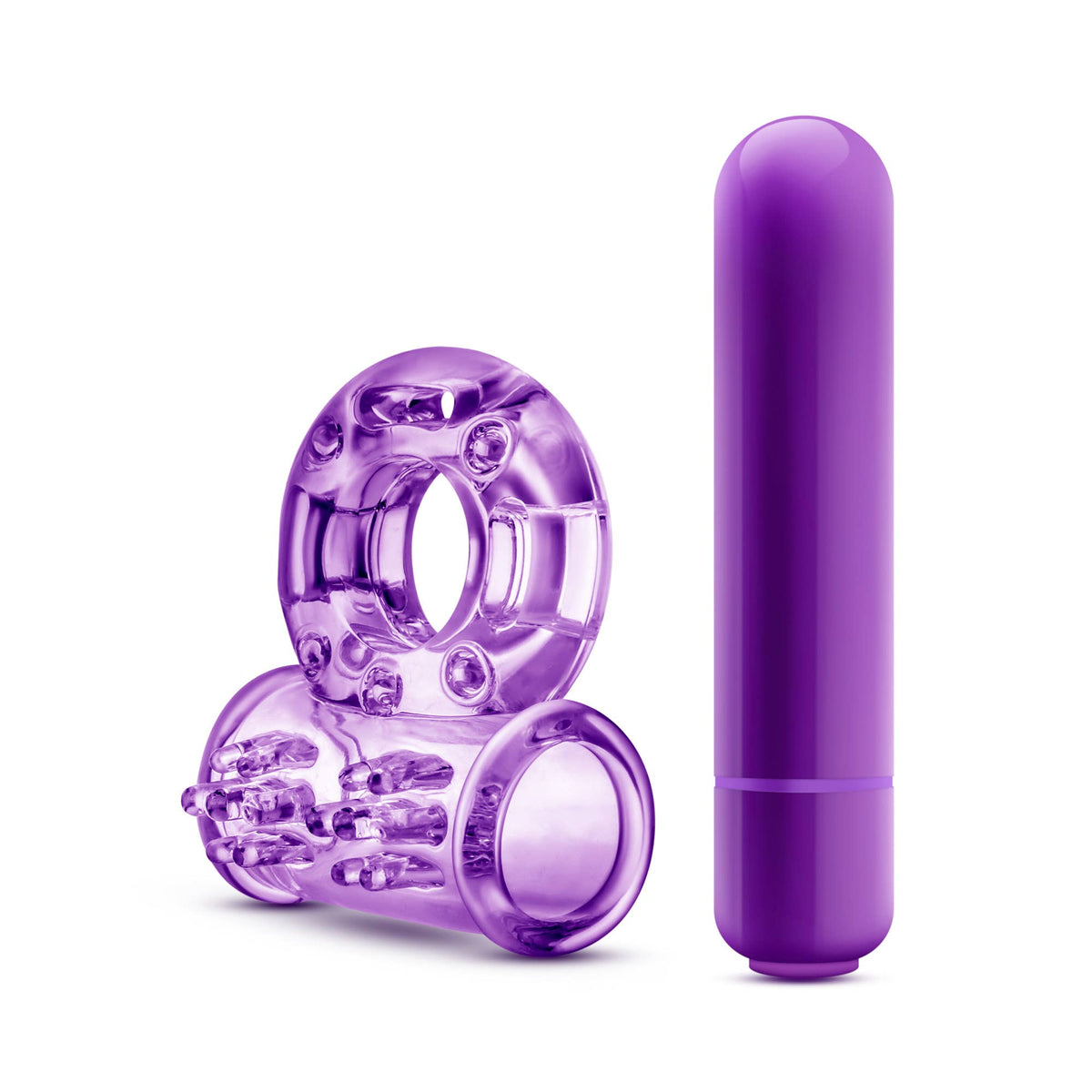 Play With Me - Couples Play - Vibrating Cock Ring - Purple — Cock Ring | Lavah Pleasure