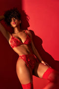 Surreal Ruby Passion Three Piece Set — Lingerie Set | Lavah Pleasure