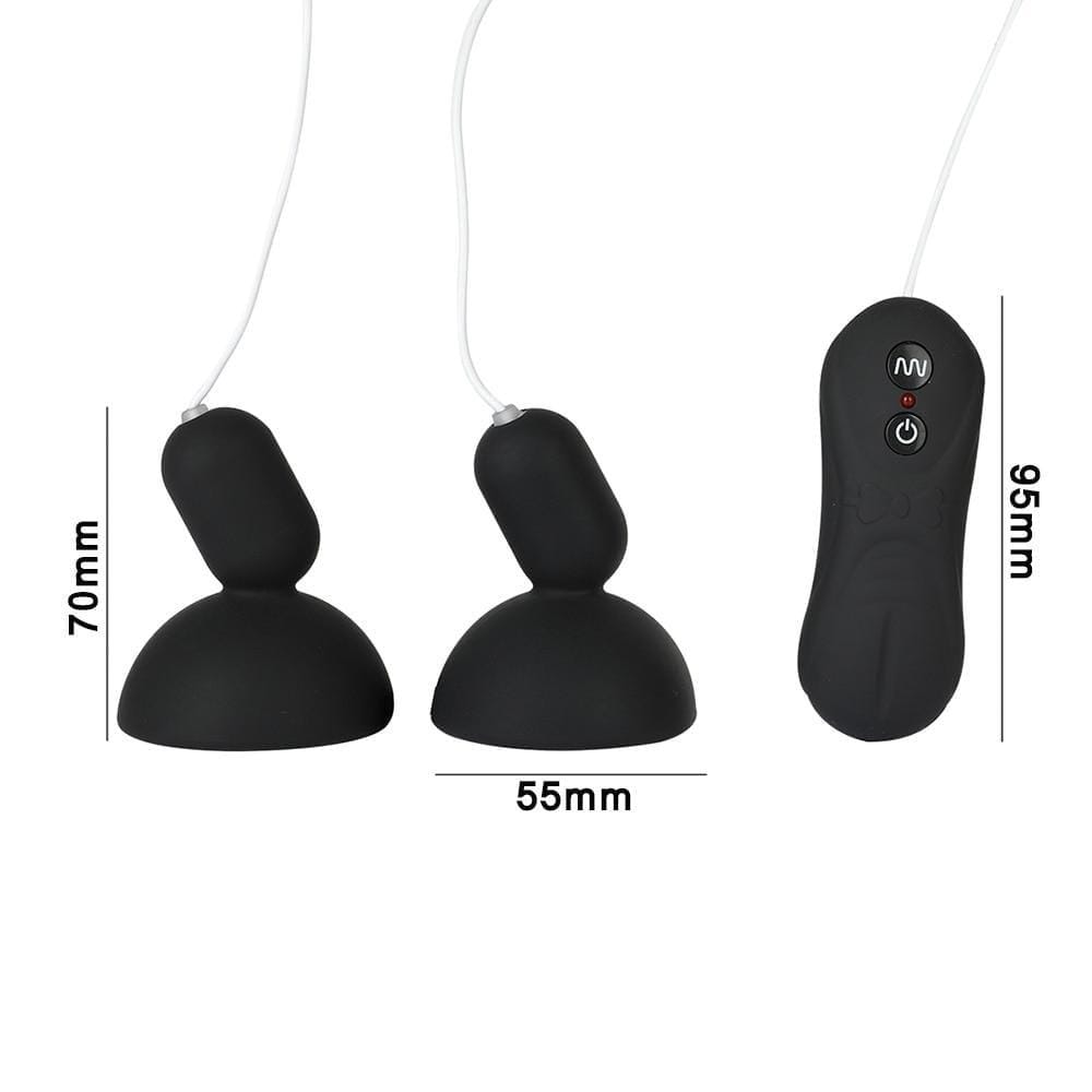 Remote Control Sucker Vibrator Nipple Toy Pump