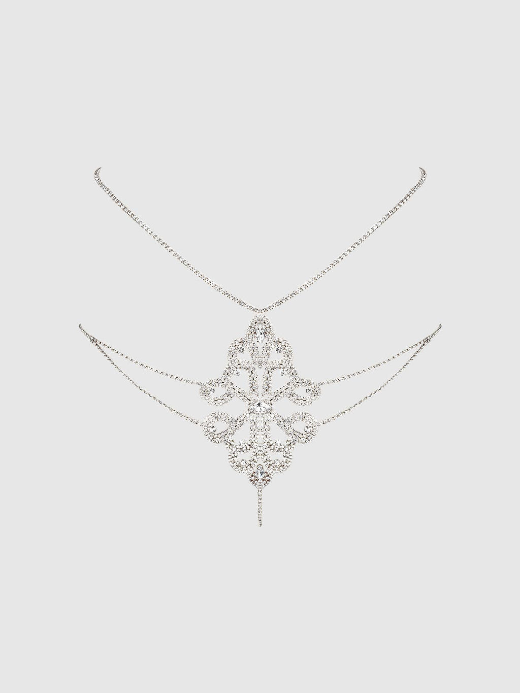 Rhinestone Swirl Knot Panty