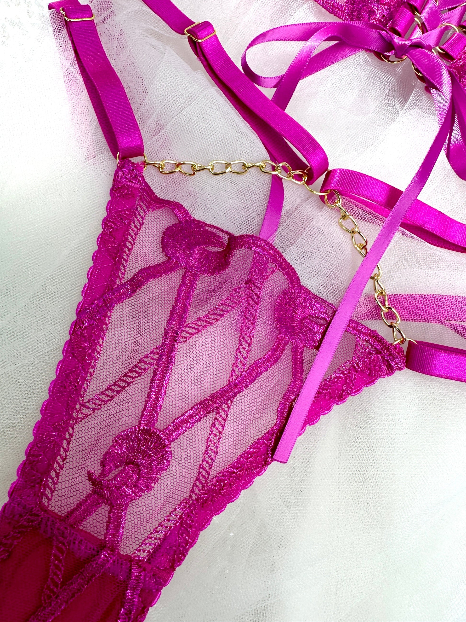 Adriana Rose Pink Adjustable Set