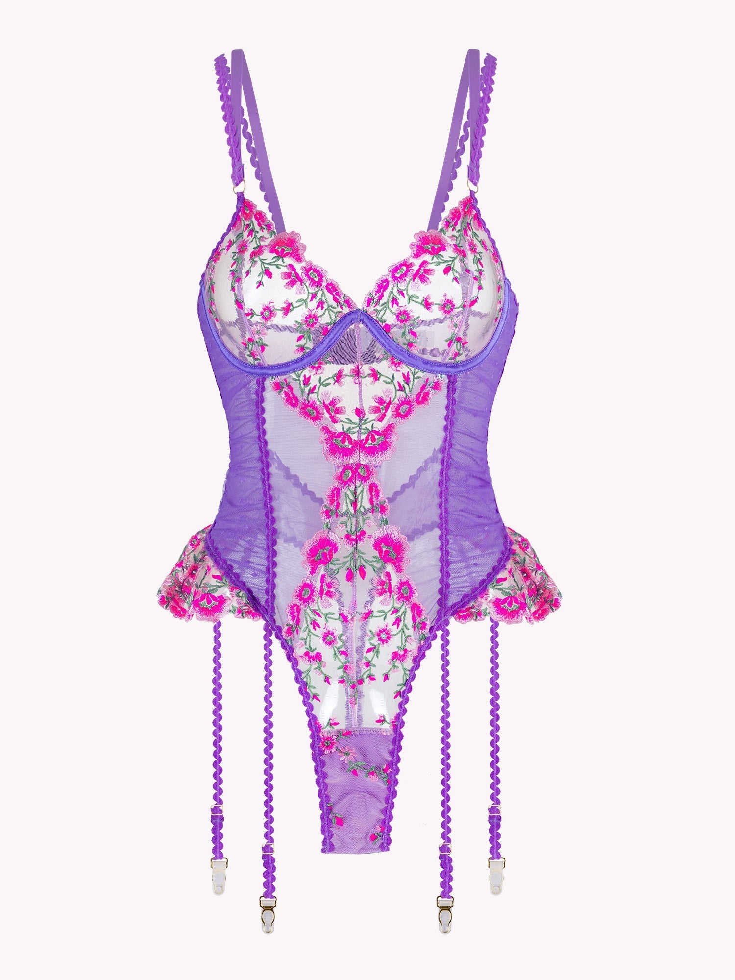 Seraphina Blossom Bodysuit — view 11 | Lavah Pleasure