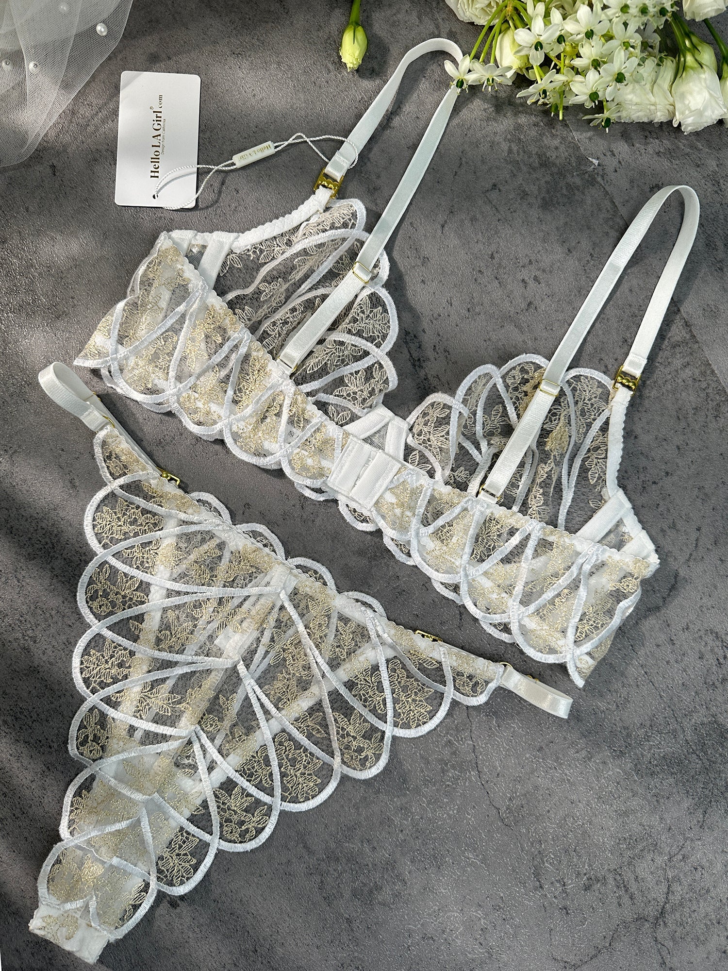 Heavenly Glow Radiance Luxe Lingerie Set — view 11 | Lavah Pleasure