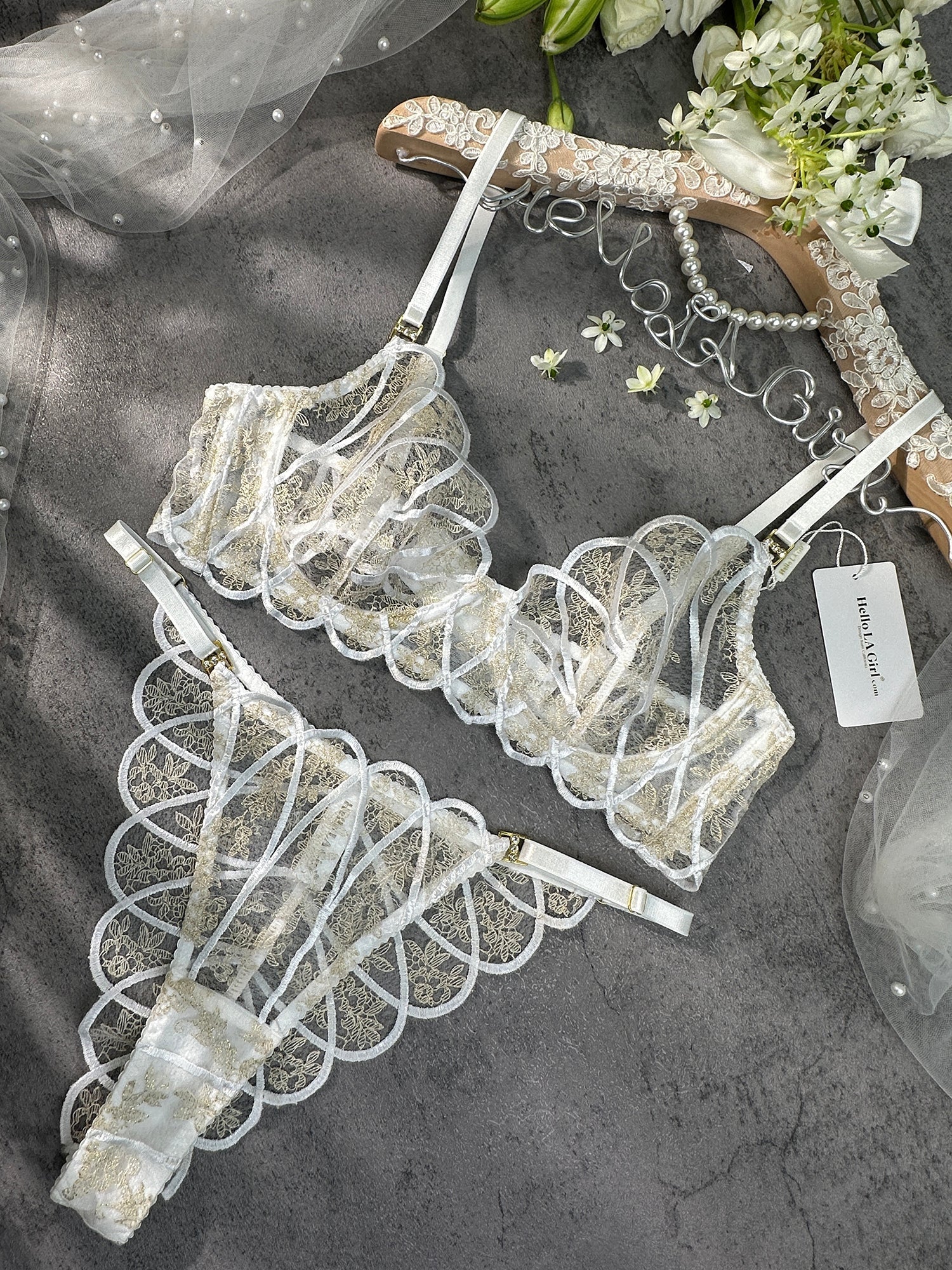 Heavenly Glow Radiance Luxe Lingerie Set — view 10 | Lavah Pleasure