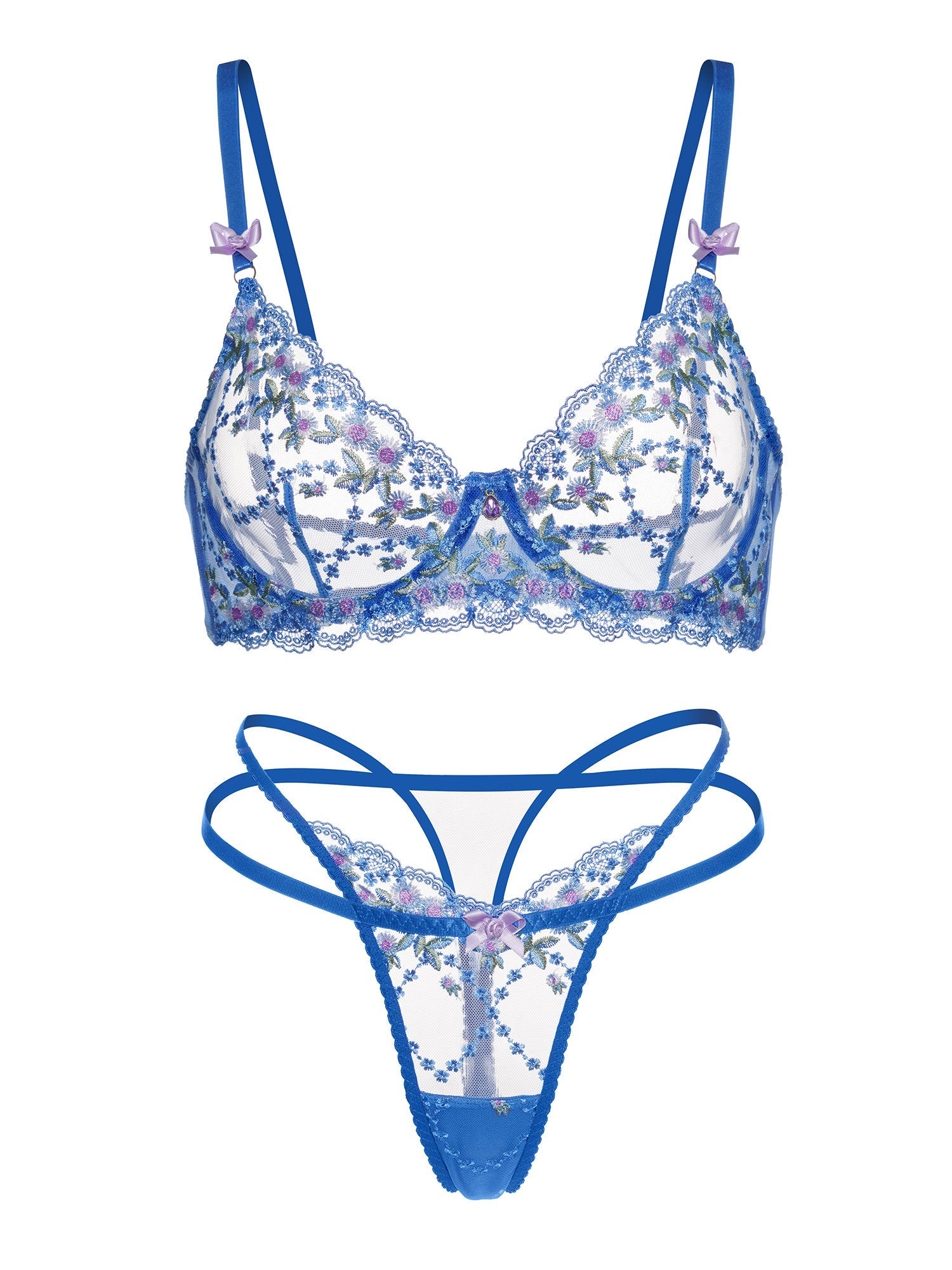 Nautical Nights Blossom Lingerie Set — view 17 | Lavah Pleasure