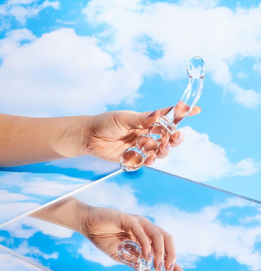 Gemini - Dual ended glass dildo