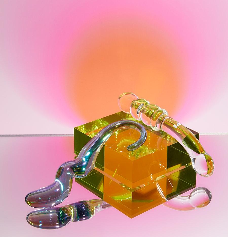 Gemini - Dual ended glass dildo