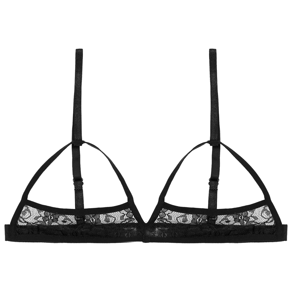 Sheer Open Harness Bra