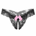 Pearl & Lace Crotchless Panty — Panty | Lavah Pleasure
