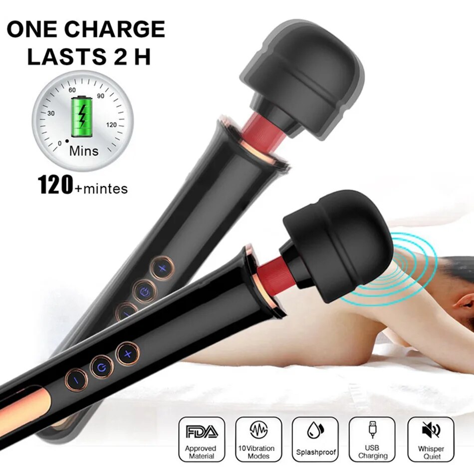 Wireless Magic Wand Massager — view 4 | Lavah Pleasure